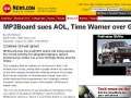 MP3Board sues AOL, Time Warner over Gnutella